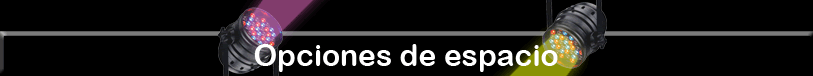 Cabecera Opciones de Espacio